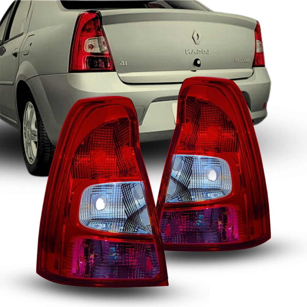 Lanterna Traseira Renault Logan 2011 2012 2013 Bicolor