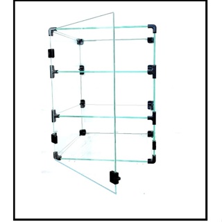 Baleiro ou vitrine com porta  Expositor Em Vidro  Promoção 0,30 X 0,30 X 0,40 em Oferta na Shopee