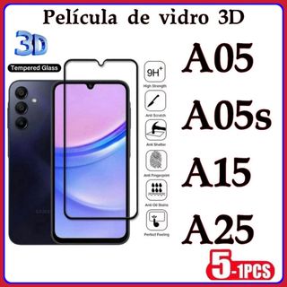Pelicula de vidro 3D Samsung A05 A05S A15 A25