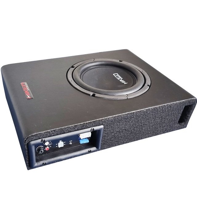 Caixa Amplificada Subwoofer 8 Polegadas Slim Dutada GTX 8 Hiken Classe D 200W RMS