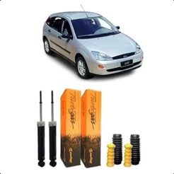 Par Amortecedor Traseiro Cofap + Kit Ford Focus 2000 A 2008
