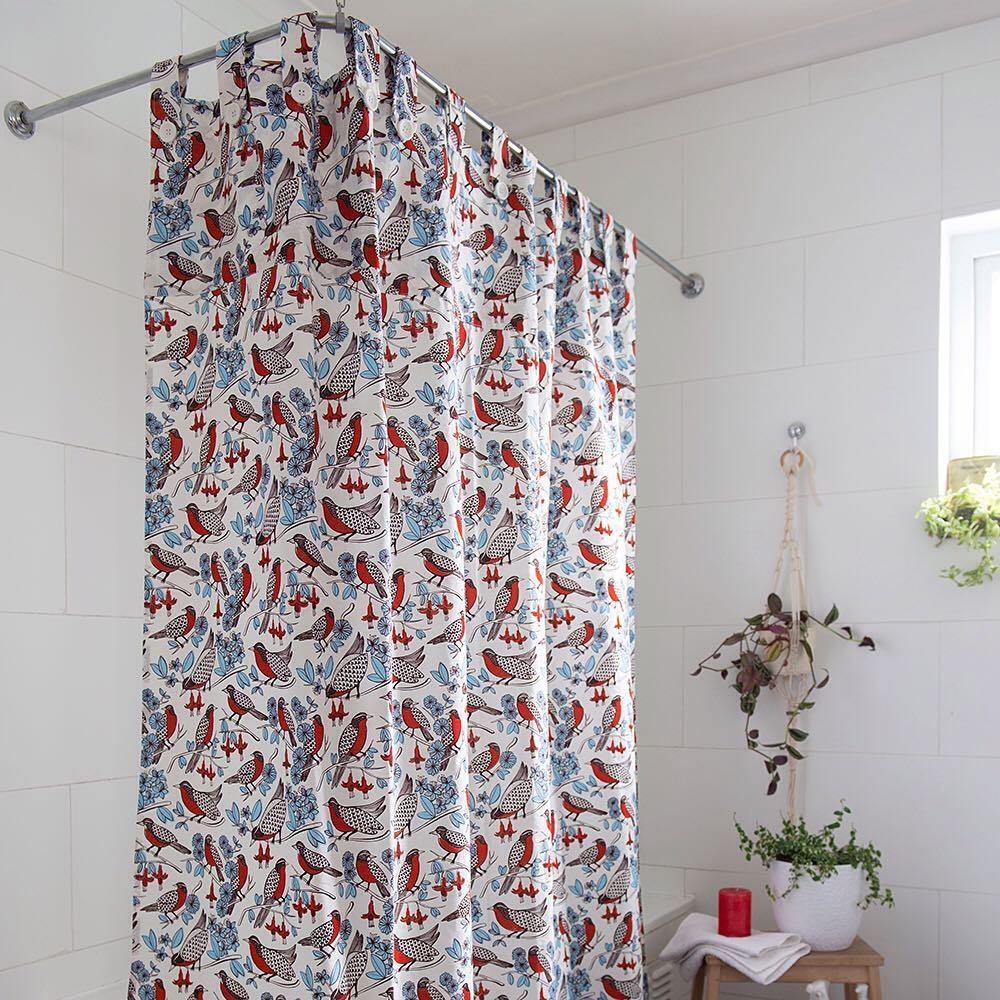 Cortina de Box Estampada NY 1,38 x 1,98 m 100% PVC Antimofo