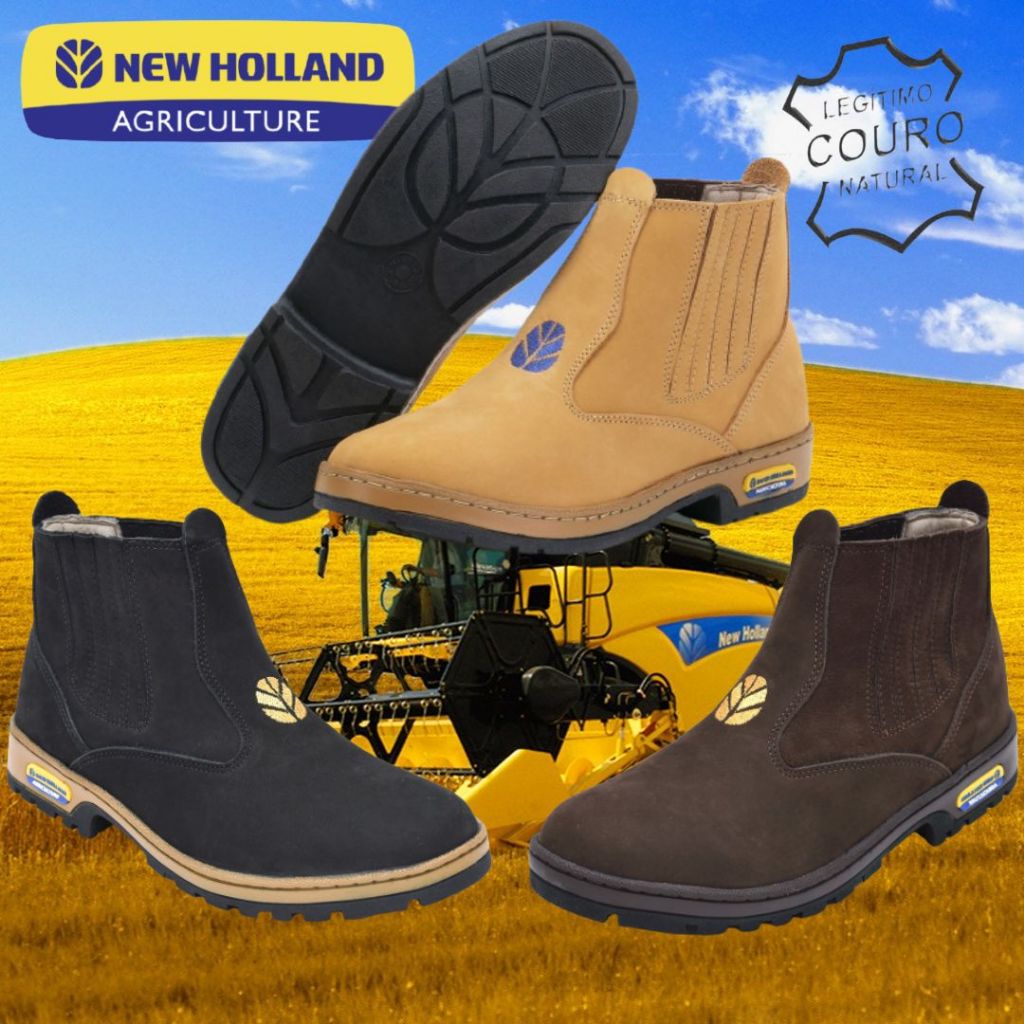 Botina New Holland Preta: Onde Comprar | BuscaProdutos