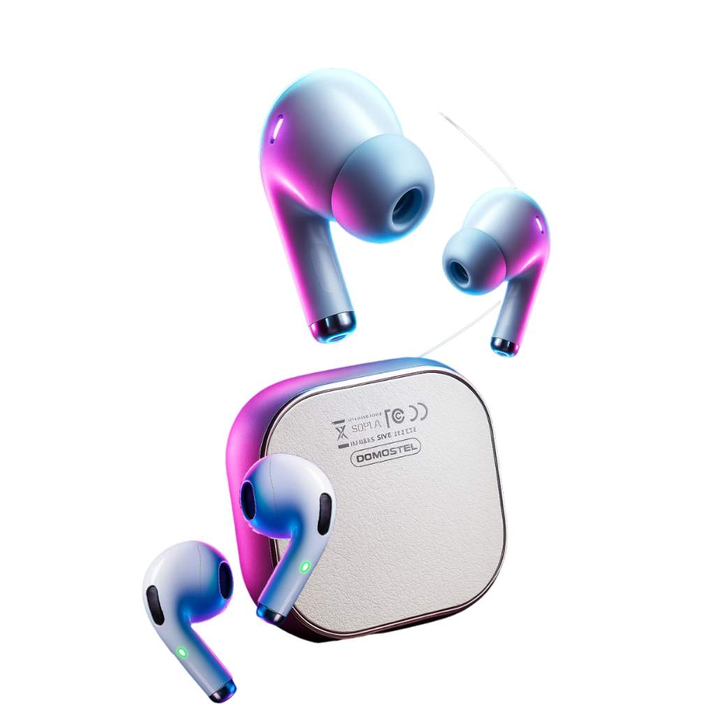 Fone de ouvido bluetooth 5.3, duplo com dois pares de fones incluídos em Oferta na Shopee