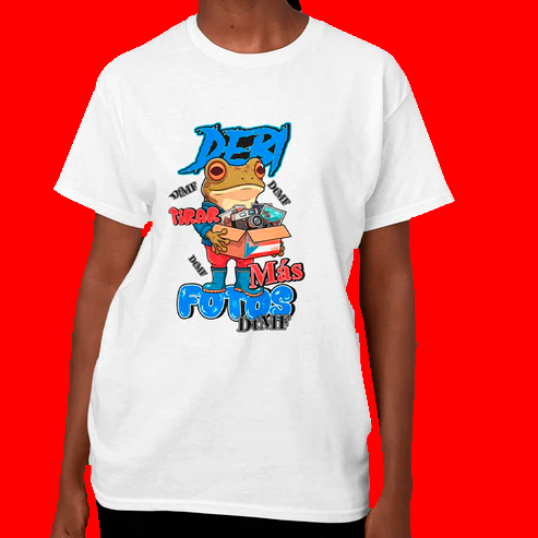 Camisa Premium Bad Bunny DTMF Frog Blusa Unissex Camiseta 100% Algodão