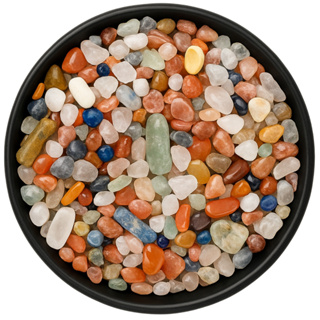 Cascalho De Pedra Natural Roladas Miúdas 1kg Artesanatos em Oferta na Shopee