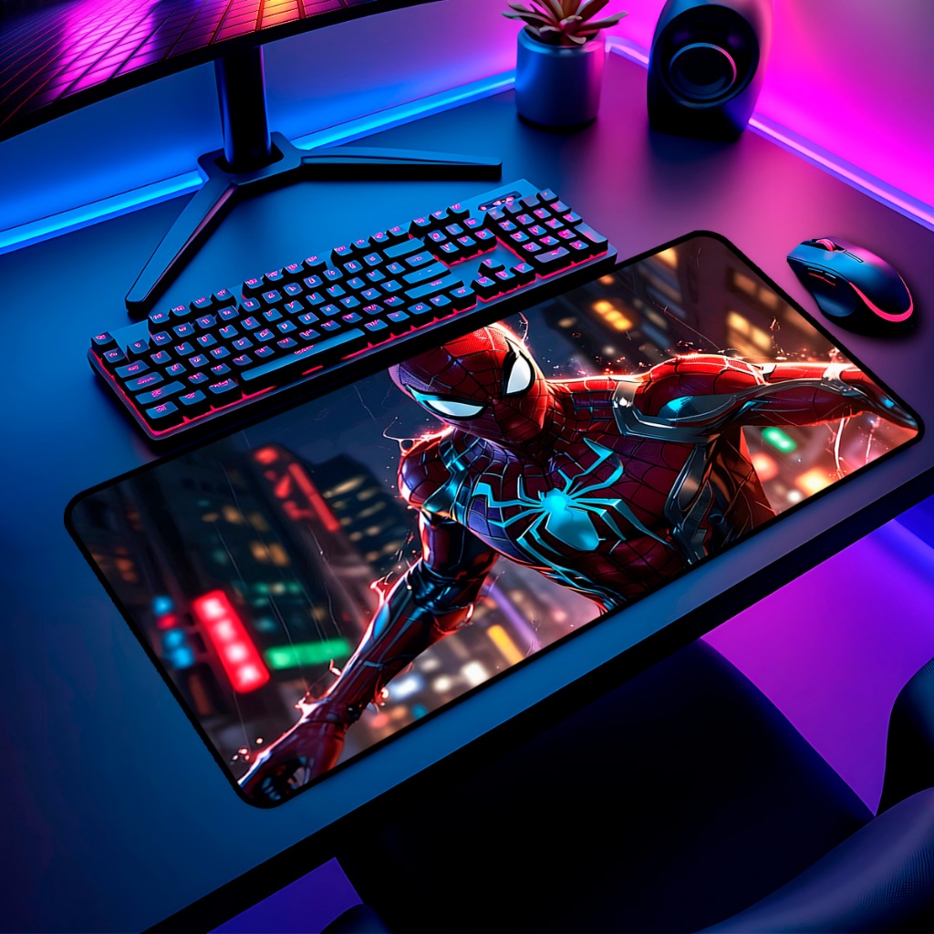 Mouse Pad Gamer Grande Antiderrapante 65x30 70x35 80x35 90x40 90x50 120x60 Cm Borda Costurada em Oferta na Shopee