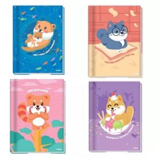 Kit com 5 Cadernos Capa Dura Brochurão Grande 80 Folhas LaLa Pets - Credeal em Oferta na Shopee