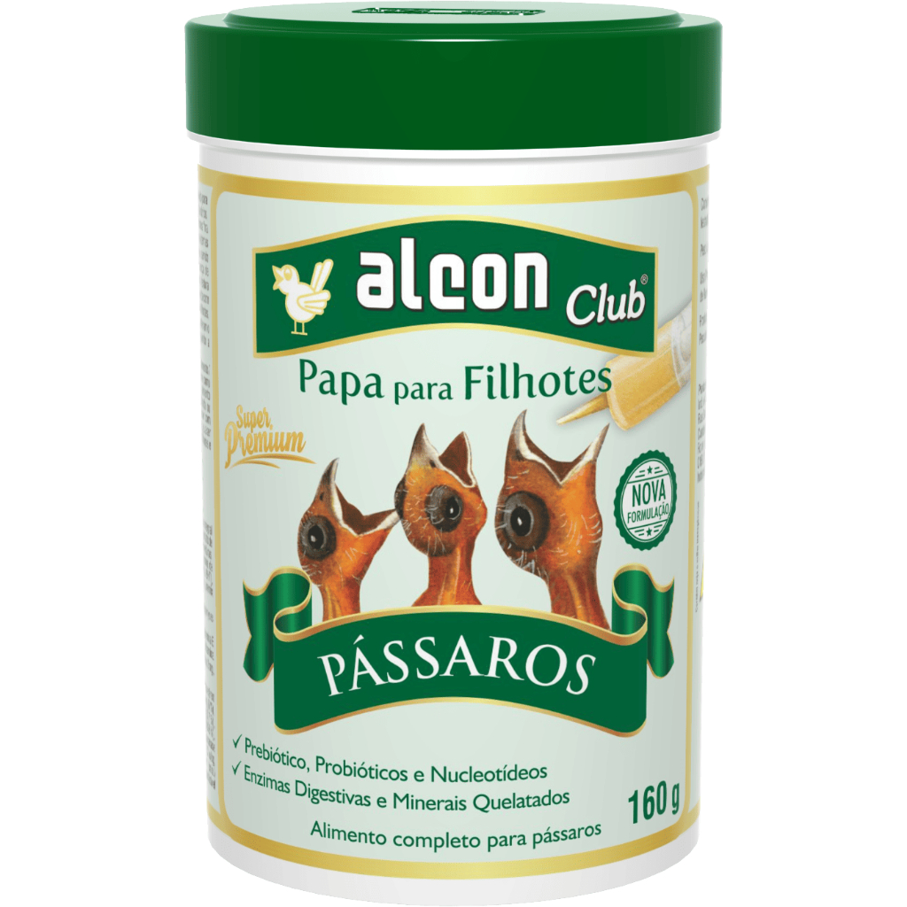 Ração Alcon Club Papa Para Filhotes 160g Alimento Passaros em Oferta na Shopee