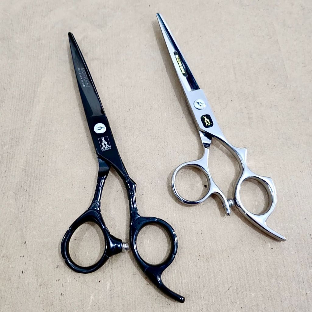 Tesoura de Cortar Cabelo Mofashi Tesoura Mofashi Tesoura de Corte Fio Navalha Tesoura Fio Laser 6P em Oferta na Shopee