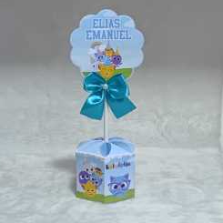Centro de Mesa Sextavado 8, 12,16 E 20 peças Lembrancinha Bolofofos Personalizado Decoração Festa Infantil
