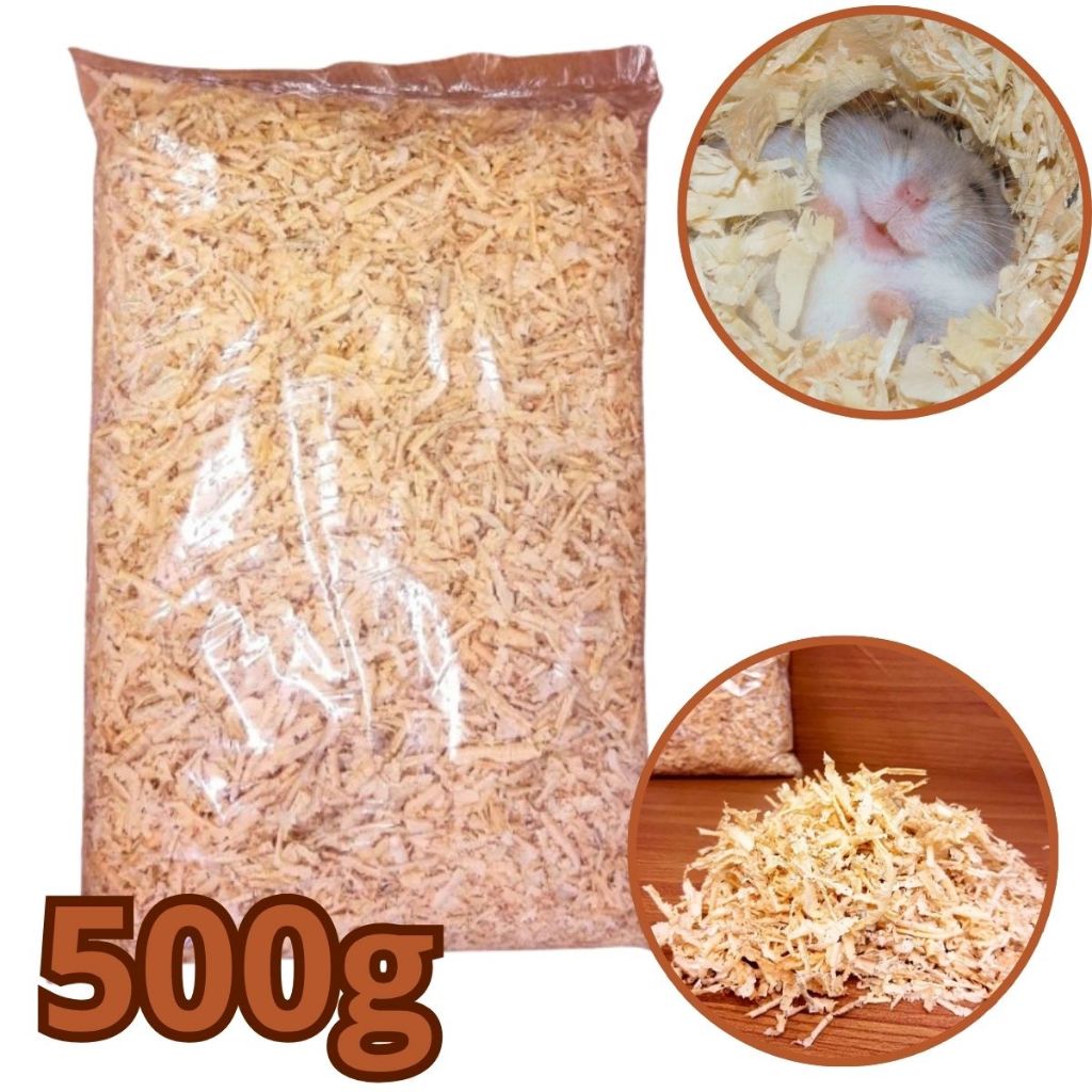 500g Serragem Prensada Compostagem Roedores Aves Hamster Madeira