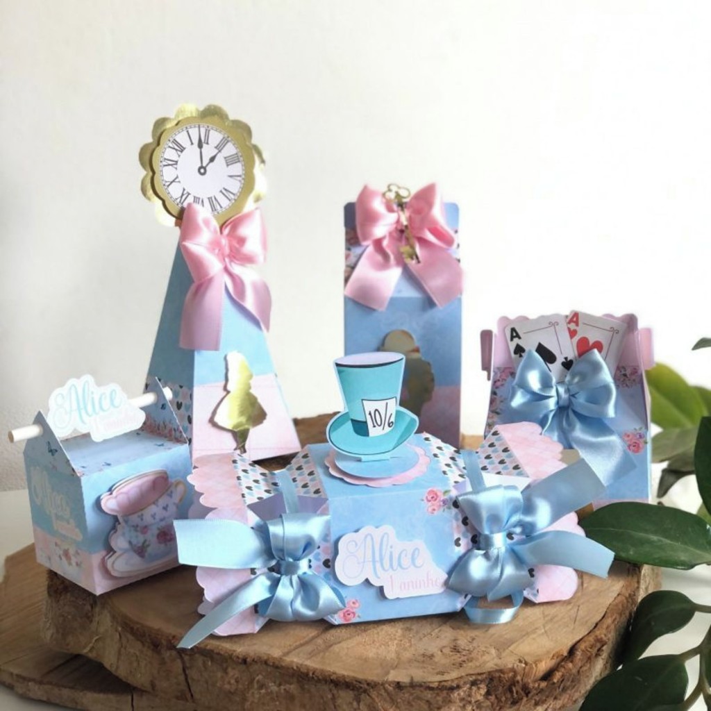 Kit Festa ALICE Pais das Maravilhas |Personalizados|Lembrancinhas|Decoração Infantil | Aniversário