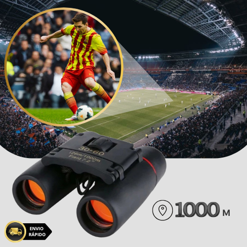 Imagem Binóculo Profissional 30x60 com Zoom Alcance 1000m Compacto para Viagem, Caça e Pesca