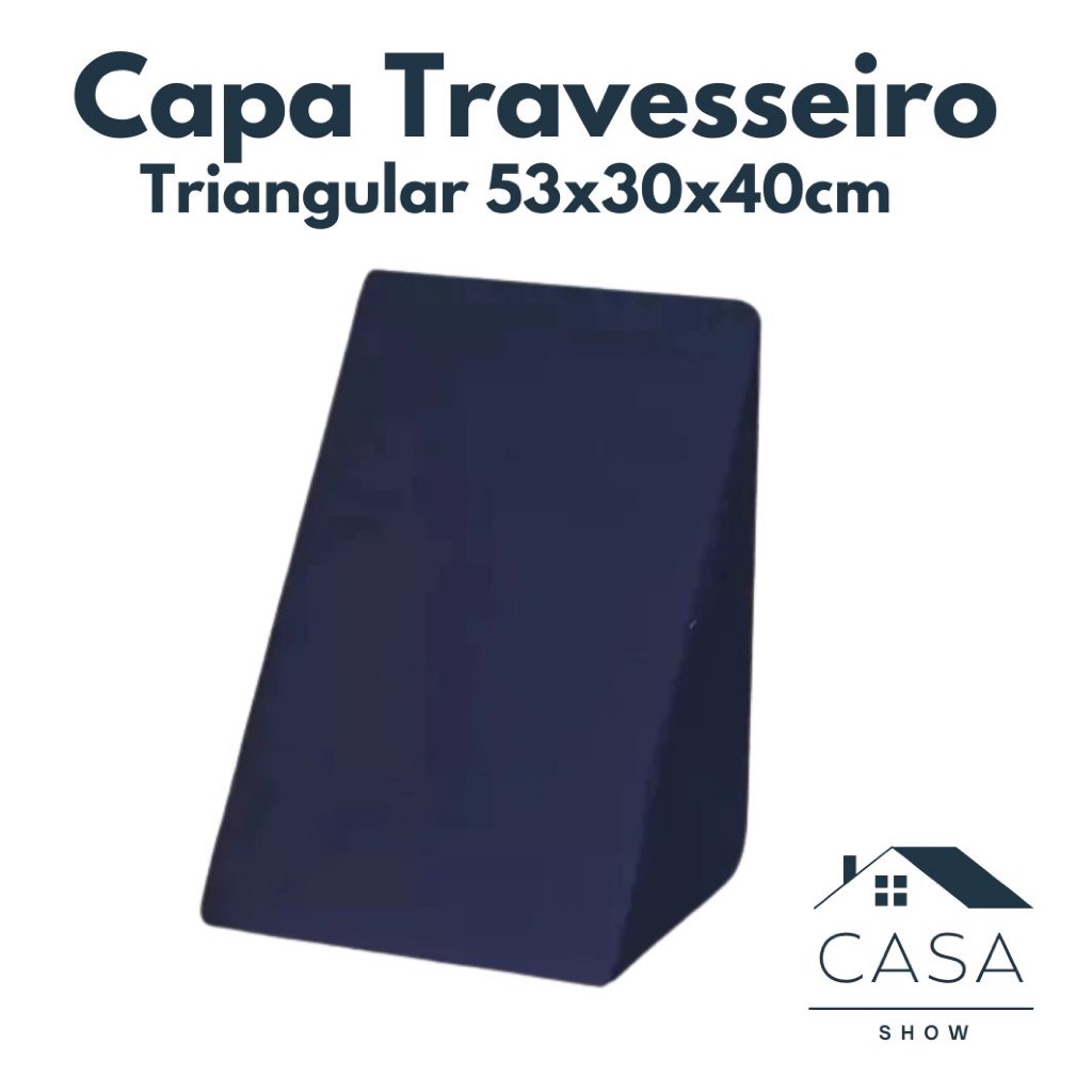 Capa Travesseiro Encosto Triângular Impermeável em Oferta na Shopee