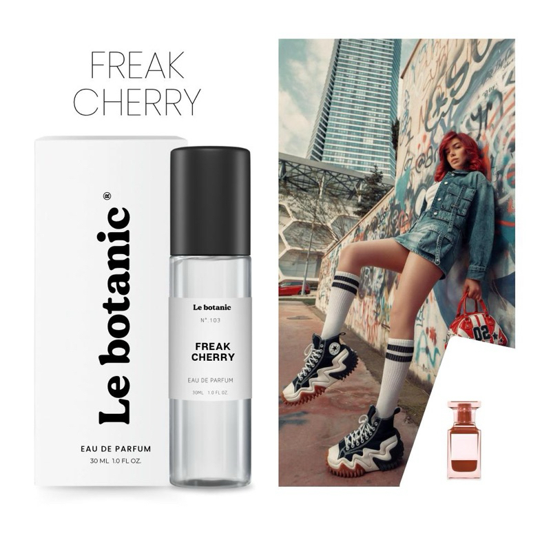 Perfume Freak Cherry - Le botanic - EDP - 30ML - Travel Size - Alta Fixação
