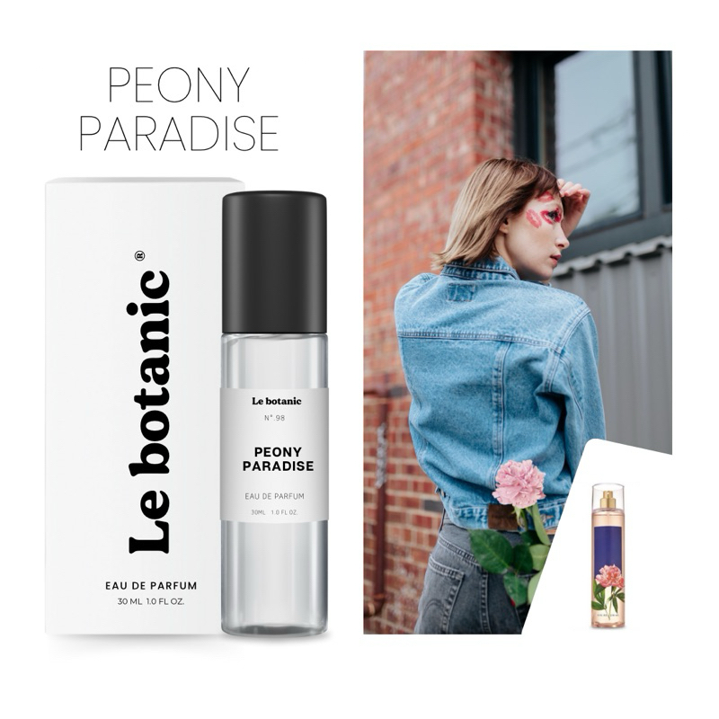 Perfume Peony Paradise - Le botanic - EDP - 30ML - Travel Size - Alta Fixação