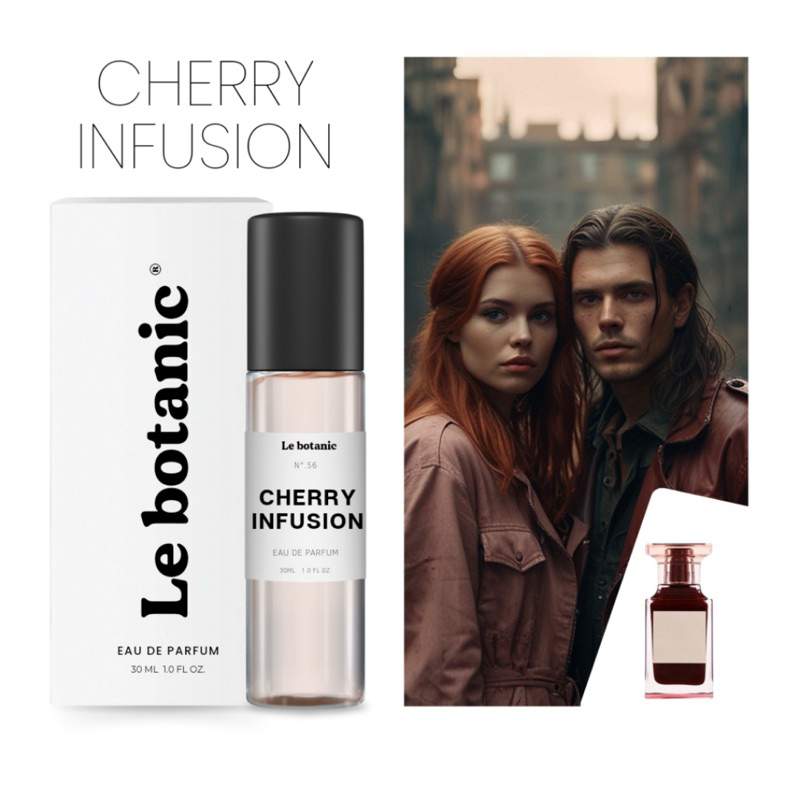 Perfume Cherry Infusion - Le botanic - 30 ML - Travel Size - Alta Fixação