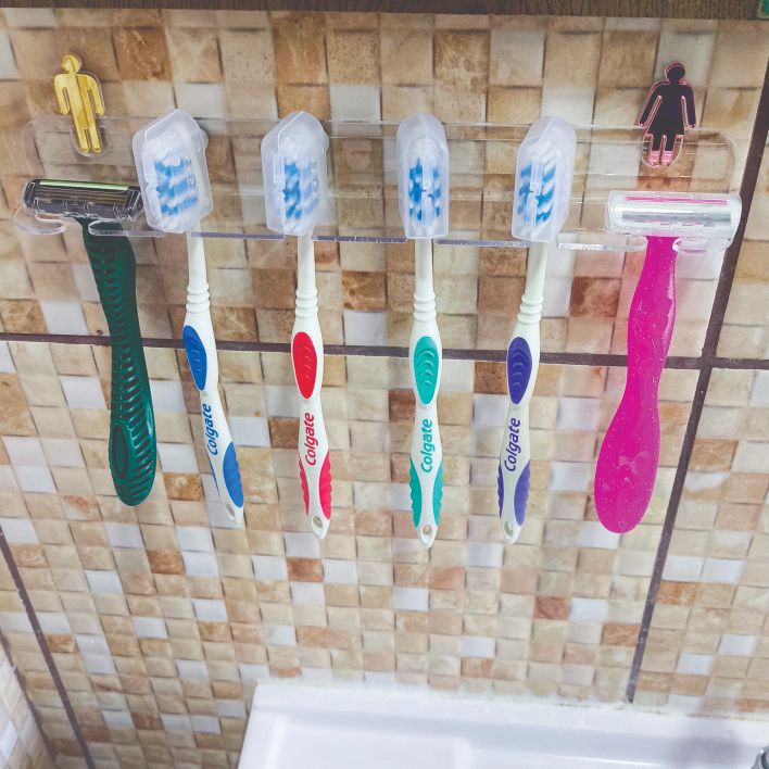 Suporte para Banheiro Suporte para Escova de Dente e Prestobarda