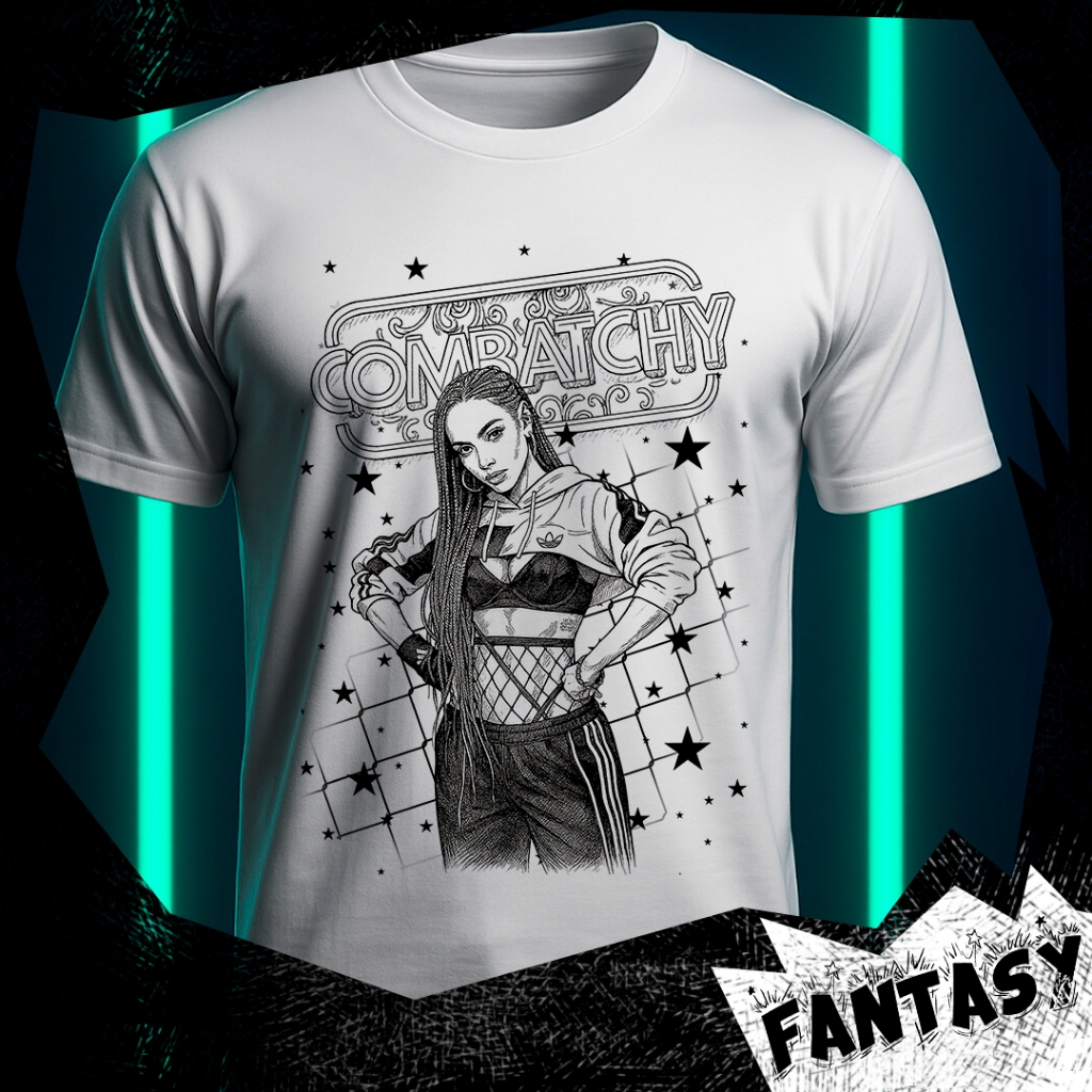 Camiseta Anitta - Combatchy -  Fantasy Art