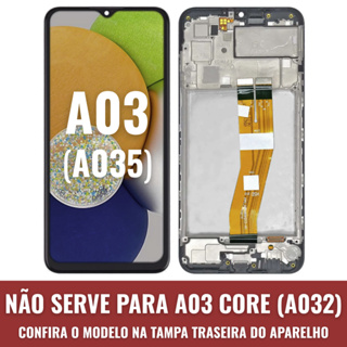 Tela Touch Display Frontal Para Galaxy A03 sm-A035m Com ou Sem Aro em Oferta na Shopee