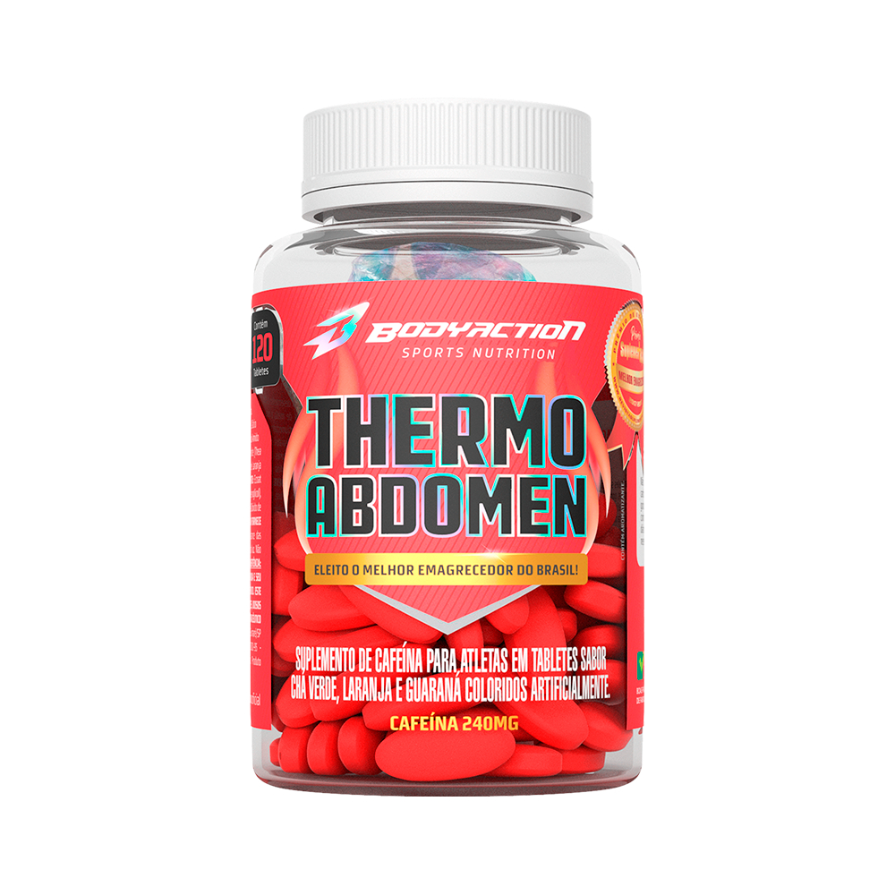 Bodyaction Thermo Abdomen Suplemento Alimentar 60 ou 120 Tabletes