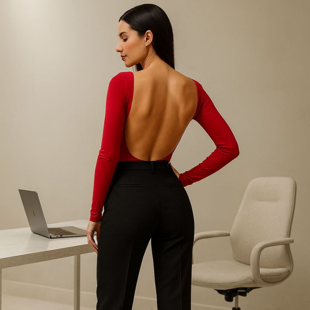 Body Feminino Miami Costas Aberta Nua Moda Gringa Tendência Estilosa