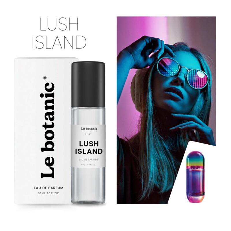 Perfume Lush Island - Le botanic - EDP - 30ML - Alta Fixação