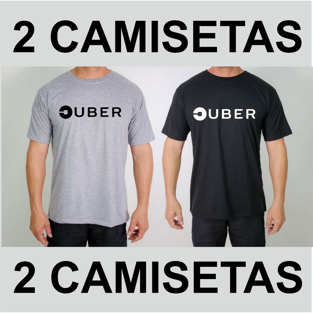 2 camiseta motorista Uber Motorista de aplicativo
