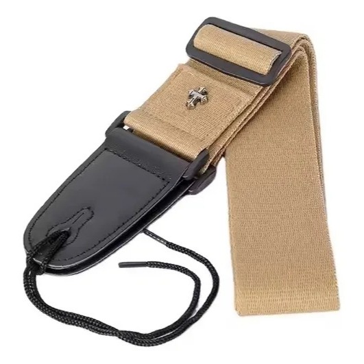 Correia Para Violão Guitarra Baixo Alça Comfort + 3 Palhetas