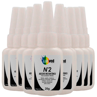 Adesivo Cola Instantaneo Fixa Rápido Multiuso Geral Para Papel Isopor Plástico Madeira Ferro 20g em Oferta na Shopee