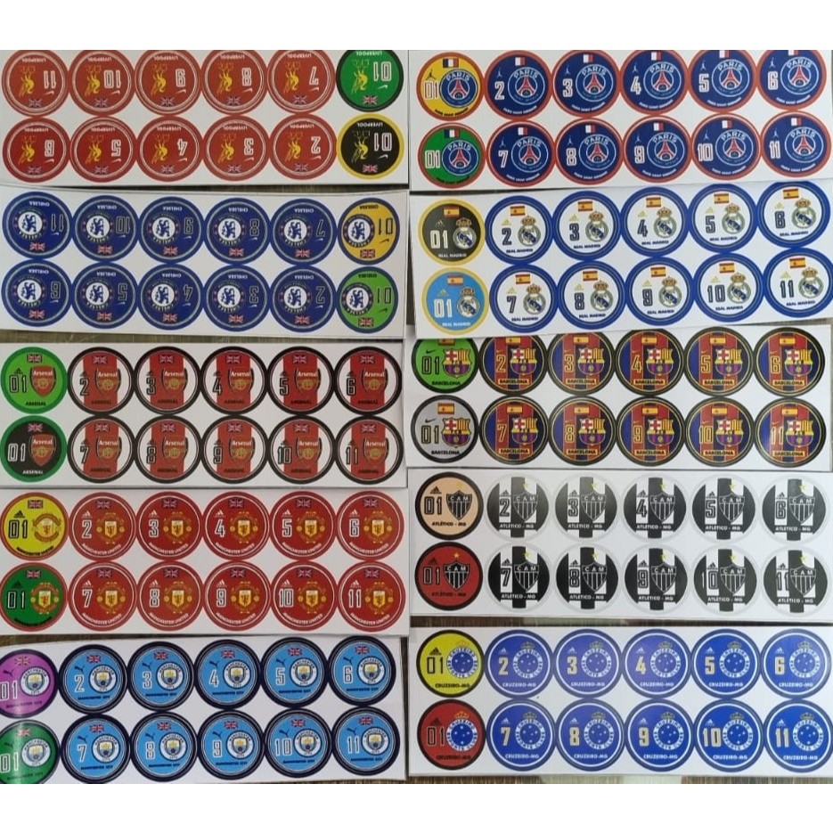 Adesivos Futebol de Botão: Onde Comprar | BuscaProdutos