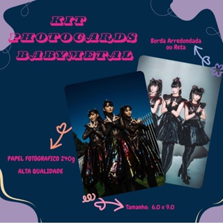 Photocards BABYMETAL | Kit com 9 (6x9cm) em Oferta na Shopee
