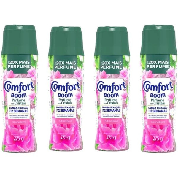 Kit 04 Comfort BOOM Euforia Floral 275g