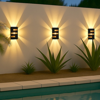 Kit Com Iluminarias Arandela Decorativa Interno Externo Spot Parede a Prova D água A+ em Oferta na Shopee