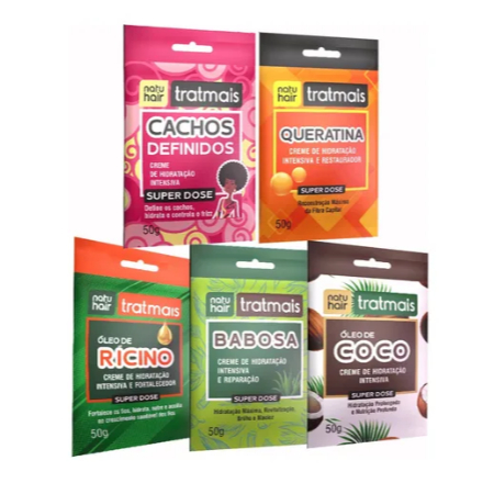 Natuhair Sachê Tratamento Capilar 50G em Oferta na Shopee