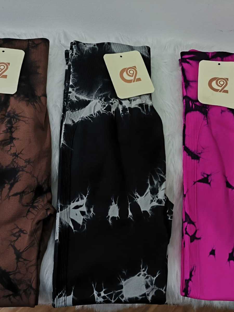 Calça Legging Marmorizada Rajada Fitness Academia Levanta Bumbum-cod:B10-1 em Oferta na Shopee