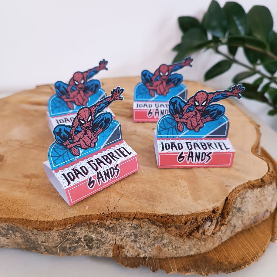 Porta Bis Homem Aranha |Personalizados|Lembrancinhas| Decoração Infantil | Aniversário