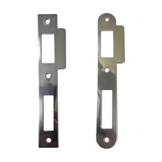 Chapa Contra Testa Aço Inox Fechadura Pado 55mm em Oferta na Shopee