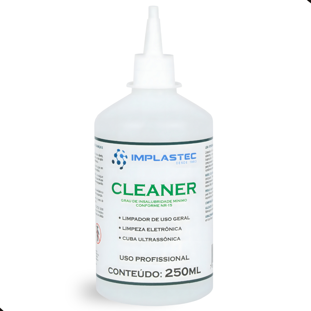 Limpador de Uso Geral Cleaner 250ml Limpeza de Componentes Eletrônicos