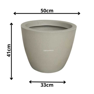 Vaso de Planta Decorativo Reciclável em Polietileno,  Redondo liso  Código B75 em Oferta na Shopee