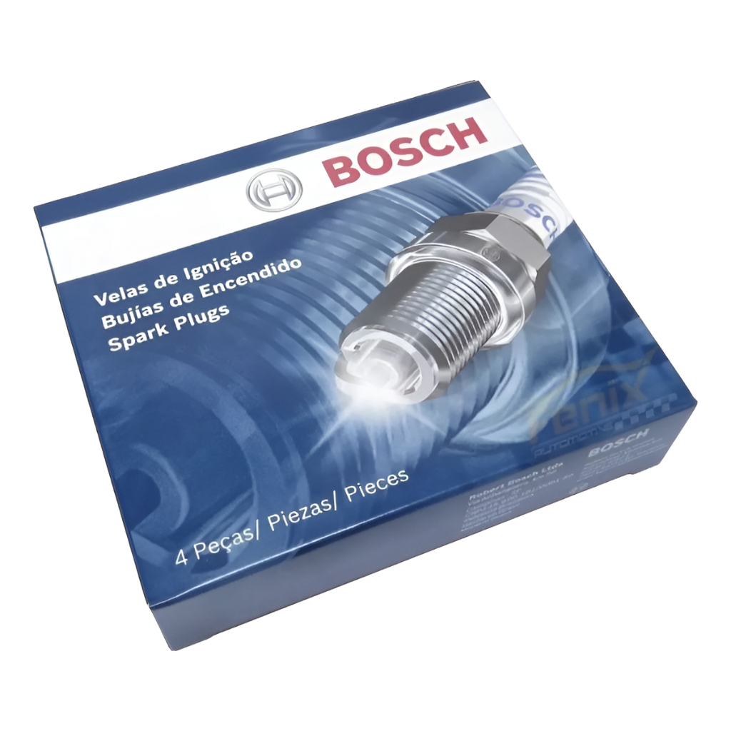 Bosch | Jogo Velas Ignição Rosca Curta Para Fusca Kombi Motor a Ar | 4 Peças | Performance e Qualidade