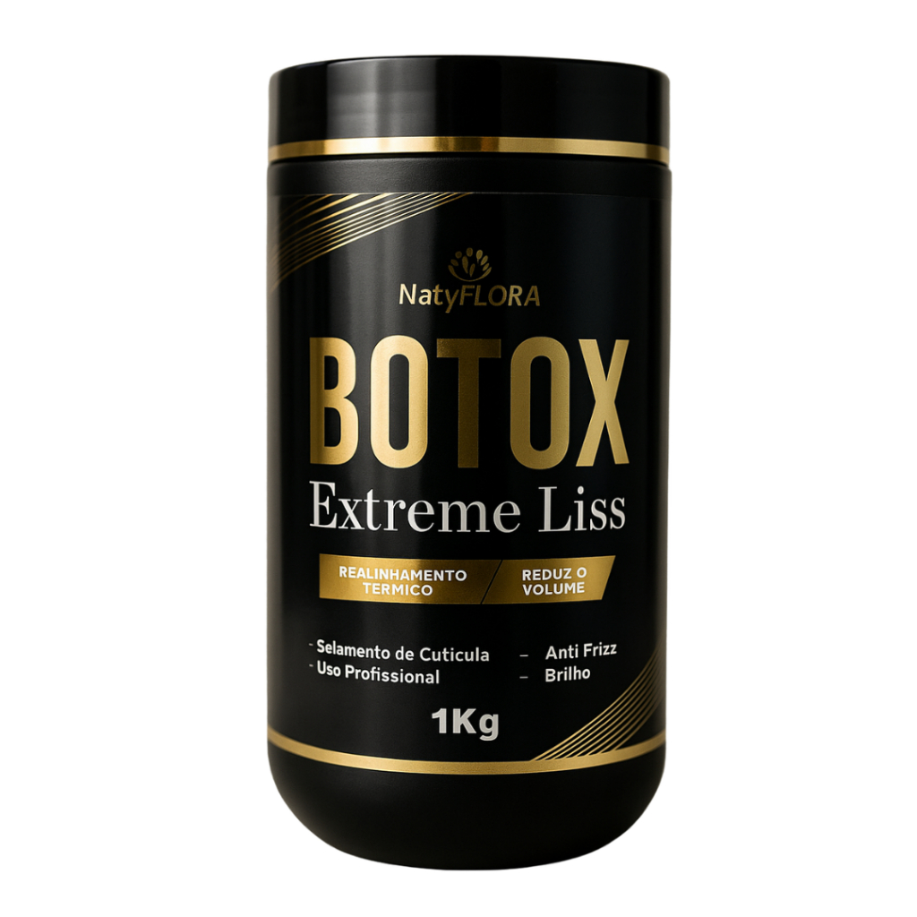 Btx Capilar Extreme Liss Alisa e Recupera Os Fios 1kg Natyflora em Oferta na Shopee