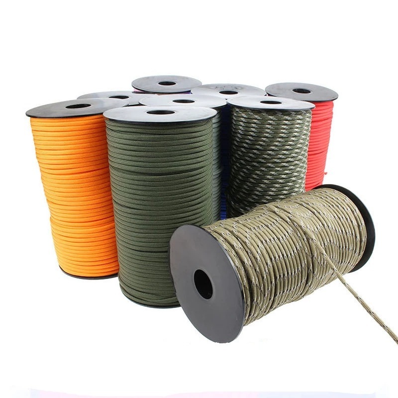 Corda Outdoor Paracord 550 4mm com 7 Filamentos 95Mt Trekking Camping Pesca Caminhada C SZ-2