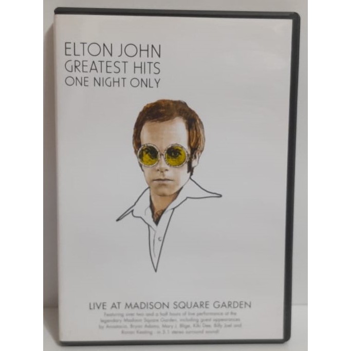 DVD Original Elton John Greatest Hits One Night Only - Live At Madison Square Garden - 2000