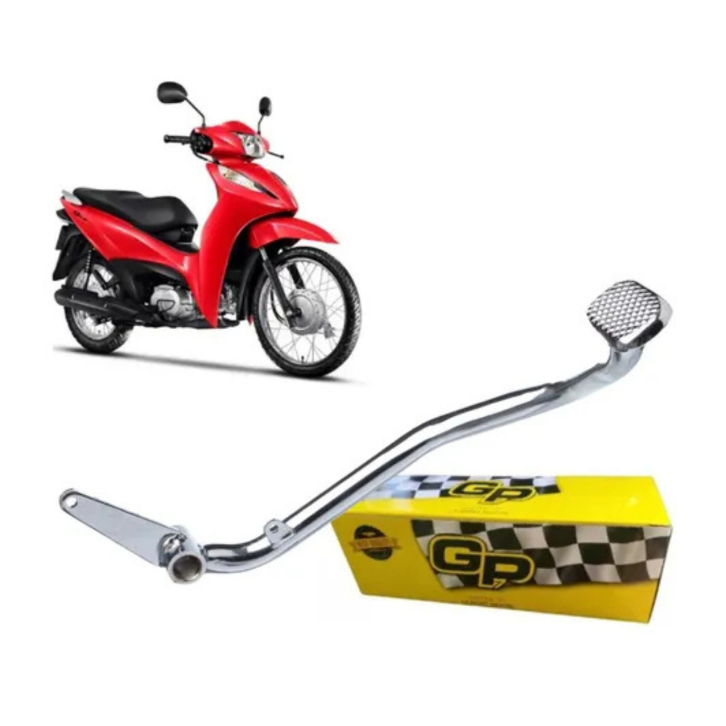 Pedal De Freio Original Gp7 Moto Honda Biz 125 2005 A 2010 em Oferta na Shopee