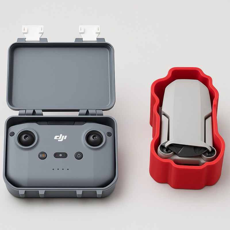 Kit Case Para Dji Mini 4k/SE/mini/mini 2 e Case para Controle Dji Sem Tela