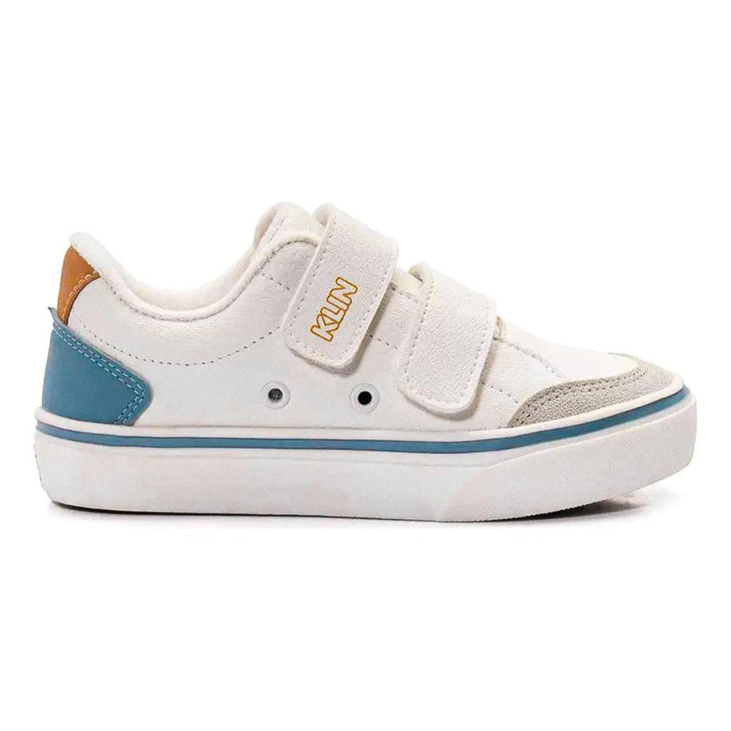 Tênis Infantil Menino Klin Freestyle Escolar Colegio Anatômico Calce Fácil Confortável