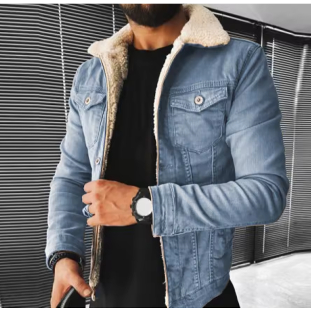 Jaqueta Jeans Masculina Forrada | Jaqueta Ayrton Senna Entrega Rápida