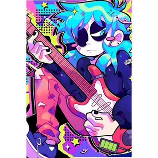 SALLY FACE - Quadro decorativo mdf  - 60x40 cm - Game - Decoração - Vinil em Oferta na Shopee